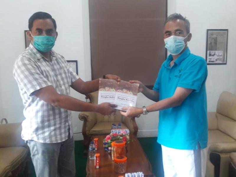 DKPUS Terima Buku Karya Anggota Ditreskrimsus Polda Babel