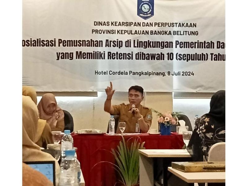 Jika tak Miliki Nilai Guna, Rakhmadi Sarankan OPD Pemprov Musnah Arsip