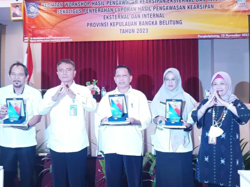 Nilai Pengawasan Kearsipan Beltim Tertinggi se-Bangka Belitung