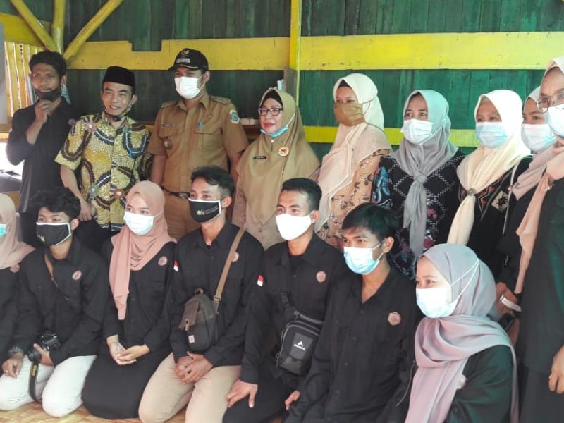Mahasiswa KKN Unmuh Dirikan Pondok Baca di Kampung Air Asin, DKPUS Berikan Support