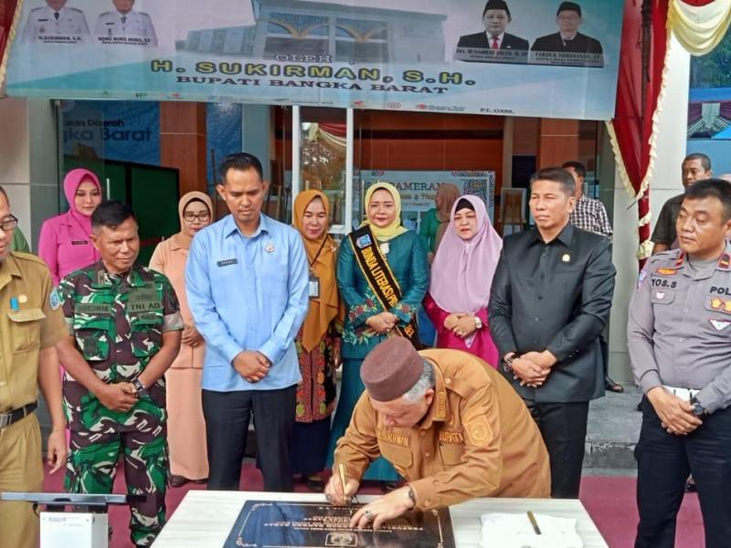 Bupati Bangka Barat Sukirman Resmikan Gedung Termegah di Babel 