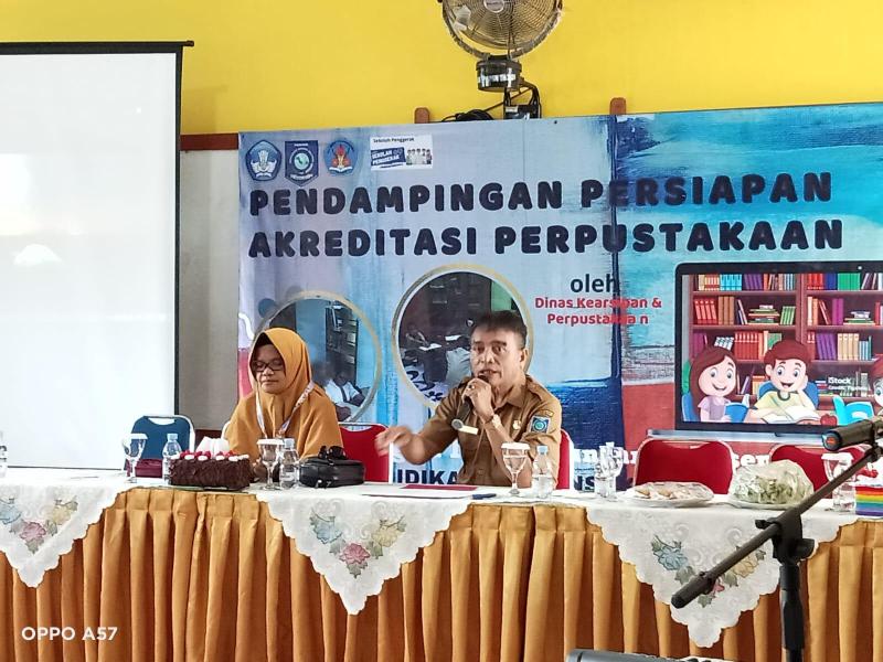 Pendampingan Akreditasi Perpustakaan, Tim DKPUS Babel Sambangi SLBN Tanjungpandan