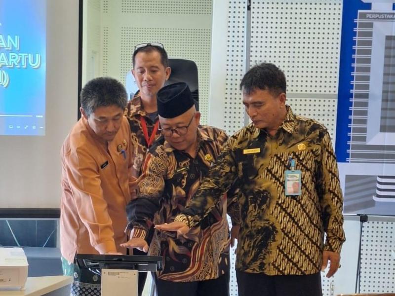 Kepala DKPUS Babel Hadiri Peluncuran Layanan Perpustakaan SAKTI di Bangka Barat