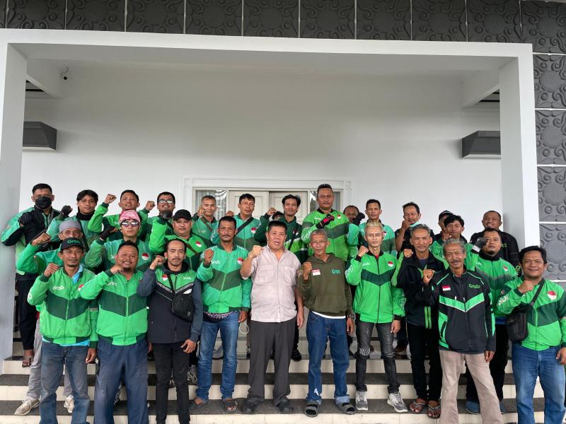 Gubernur Bangka Belitung Bersama Driver Ojol Babel Nyatakan Sikap Menolak Tindak Kekerasan dan Anarkisme, Siap Bantu Jaga Situasi Kondusif