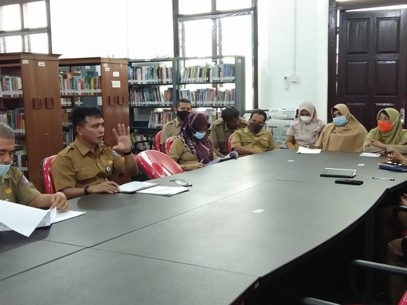 Usai Rapim Bersama Gubernur, Kepala DKPUS Rakhmadi Langsung Kumpulkan Pejabat Struktural 