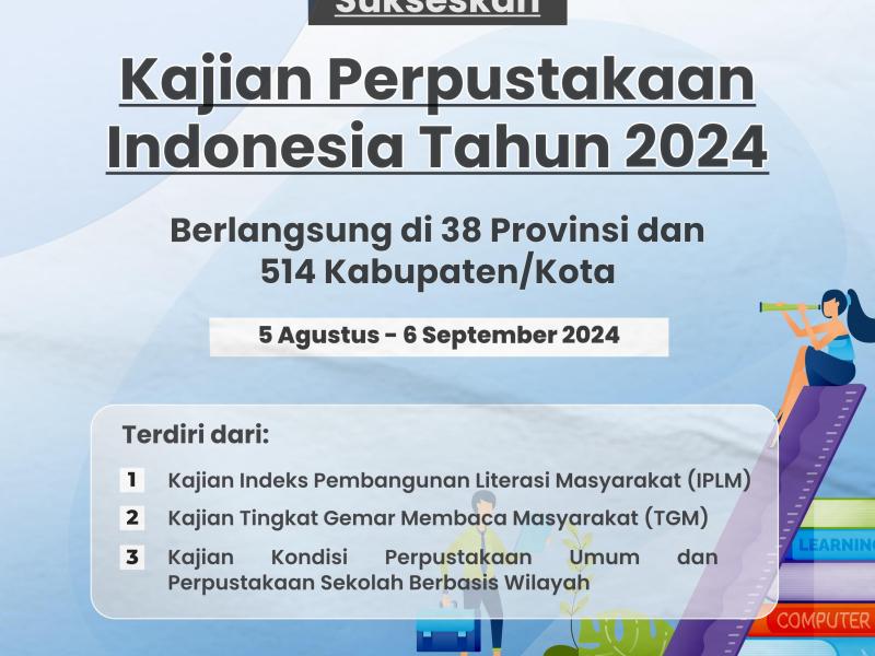 Perpusnas Ajak Sukseskan Kajian Perpustakaan Indonesia 2024