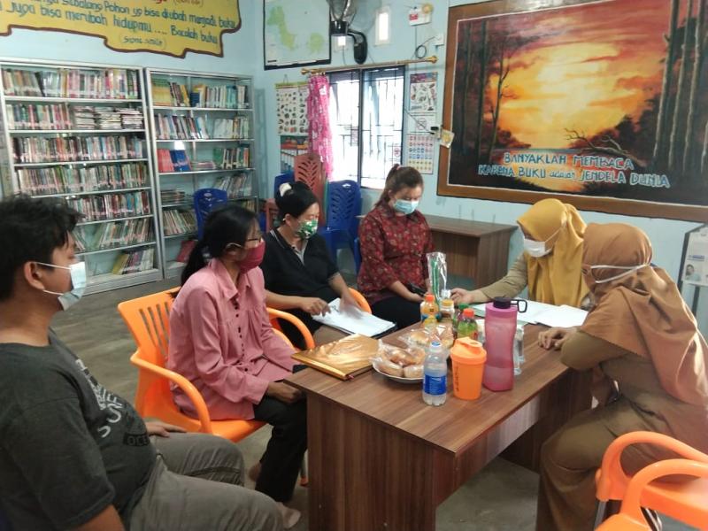 DKPUS Babel Pembinaan ke Perpustakaan Desa Rebo, Persiapan Akreditasi