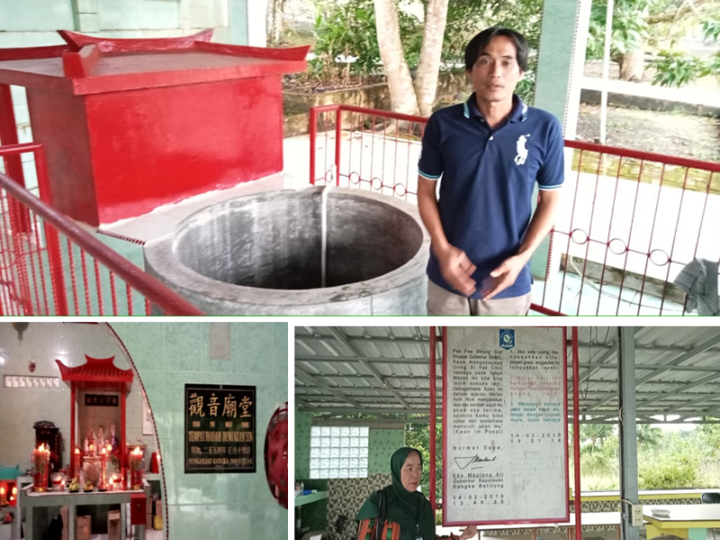 Telusuri Naskah Kuno, Tim DKPUS Babel Sambangi Sumur Dewi Kwan Yin Bangka  