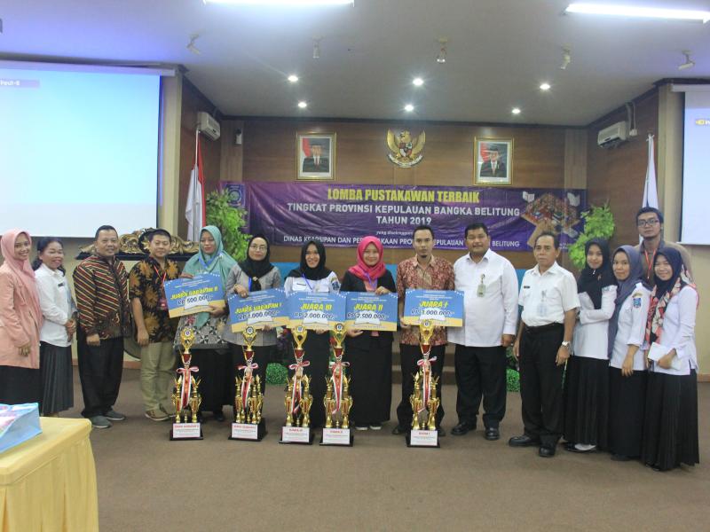 KEGIATAN LOMBA PUSTAKAWAN TERBAIK  TINGKAT PROVINSI KEPULAUAN BANGKA BELITUNG  TAHUN 2019