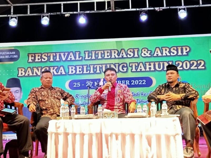 Talkshow Literasi di Festrip Babel 2022