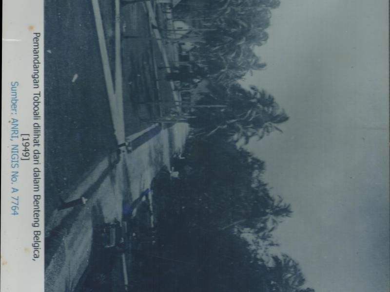Pemandangan Toboali tempo dulu, tahun 1949