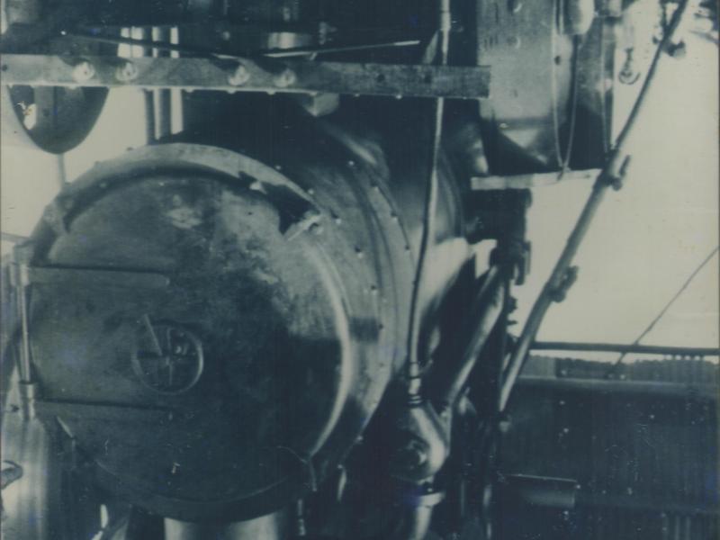 Lokomotif listrik di pertambangan timah Bangka, tahun 1930