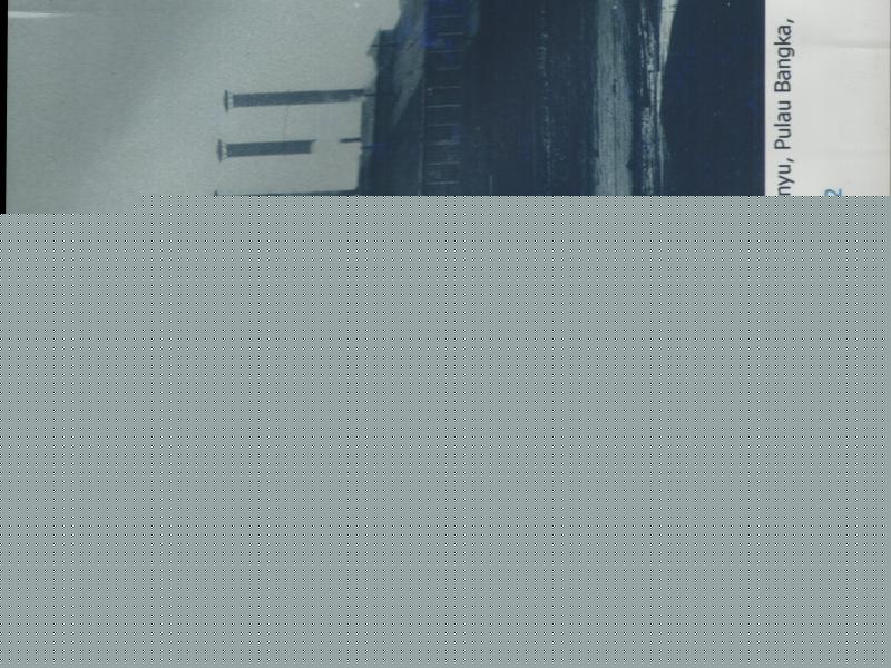 Gedung Puasat Pembangkit Listrik Mantung di Belinyu, Pulau Bangka, 1925