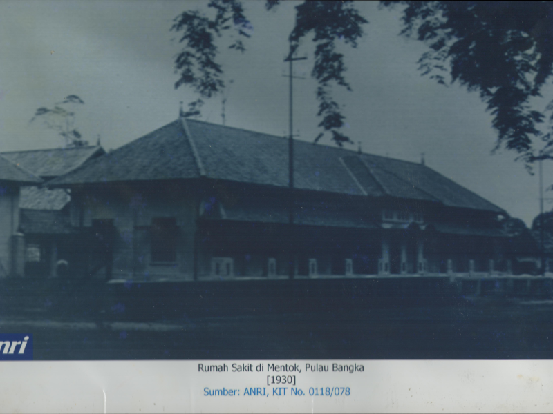 Rumah Sakit di Mentok, Pulau Bangka 1930