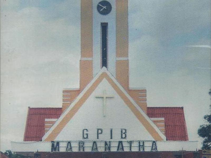 The Protestanche Gemeente Kerk te Pangkalpinang di bangun tahun 1927, saat ini dikenal dengan nama GPIB Maranatha, Tahun 2004