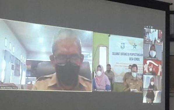 Penilaian Lomba Perpusputakaan Umum Terbaik (Desa/Kelurahan) Tingkat Nasional Tahun 2021 oleh Juri Nasional, Selasa (24/8/2021).