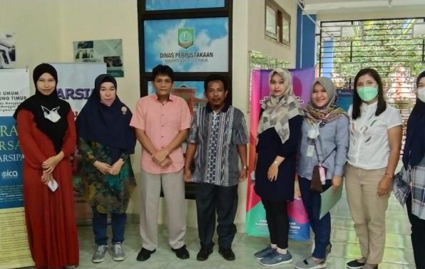  Tim Penelusuran Naskah Kuno DKPUS Babel saat berada di DKPUS Beltim.