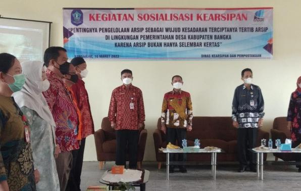 Kepala DKPUS Provinsi Babel Rakhmadi saat menghadiri Grand Launching Event Festival “Archive of The Year 2022” Kabupaten Bangka, Kamis (10/3/2022). Kepala DKPUS Provinsi Babel Rakhmadi saat menghadiri Grand Launching Event Festival “Archive of The Year 2022” Kabupaten Bangka, Kamis (10/3/2022).