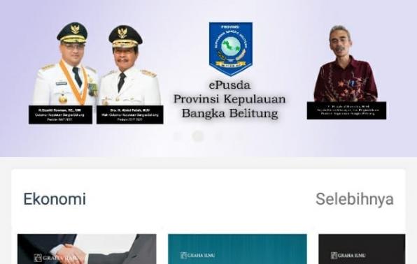 ePusda Provinsi Kepulauan Bangka Belitung ini secara resmi telah diterima DKPUS Babel, Kamis (3/12/2020).