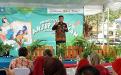 Kepala DKPUS Babel Rakhmadi membuka Pameran Arsip Statis, Kamis (23/11/2023).