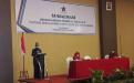 Kepala DKPUS Babel Asyraf Suryadin membuka Sosialisasi UU No.13 Tahun 2018.