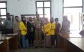 Kepala DKPUS Babel Dr Asyraf Suryadin foto bersama Mahasiswa PKL UT di DKPUS Babel.