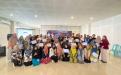 40 Kades dan Pengurus Perpusdes se-Bangka Barat selaku peserta PLM, foto bersama. 