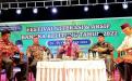 Pelaksanaan Talkshow Literasi menghadirkan empat narasumber berkompeten di Alun-alun Taman Merdeka Pangkalpinang, Babel, Sabtu (26/11/2022) malam.