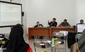 Kepala DKPUS Babel Rakhmadi memimpin langsung rapat evaluasi realisasi anggaran DKPUS 2023, Kamis (2/11/2023).