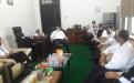 Rakhmadi Kepala DKPUS Babel saat menerima kunjungan rombongan DPK Bangka Barat di Ruang Kerja  DKPUS Babel, Rabu (9/6/2021).