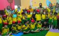 Anak-anak TK Paramarta Selindung Pangkalpinang saat School Trip ke Perpustakaan Provinsi, Senin (7/11/2022).