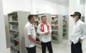 Kepala DKPUS Babel Rakhmadi mewakili Pj Gubernur Babel Safrizal ZA berdialog dengan Guru SD di Gedung Layanan Perpusda Basel, Rabu (22/11/2023).