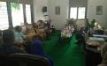 Kepala DKPUS Babel saat menerima kedatangan Anggota DPRD Beltim.