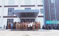 Peserta Rakor Perencanaan dan Sinkronisasi Renja Tahun 2025 DKPUS se-Babel foto bersama didepan GLP Babel, Senin (22/4/2024) sore.
