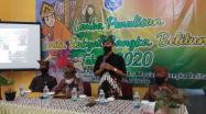 Kepala DKPUS Babel Dr Asyraf Suryadin menyampaikan sambutan dalam acara Pembukaan Lomba Penulisan Cerita Rakyat Bangka Belitung 2020.