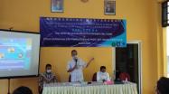 Kepala DKPUS Babel Dr Asyraf Suryadin saat membuka Sosialisasi Perpustakan Berbasis Inklusi Sosial yang dihadiri Pengusaha (Owner) Warkop/Kafe se-Kota Pangkalpinang.