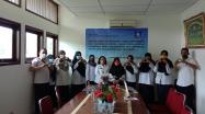 Tim Pembinan Kearsipan DKPUS Babel foto bersama Pengelola Kearsipan Biro Hukum Setda Babel.