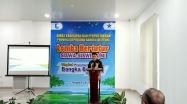Kepala DKPUS Babel Rakhmadi saat membuka Lomba Bertutur Siswa SD/MI Tingkat Provinsi Babel, Kamis (4/7/2024).