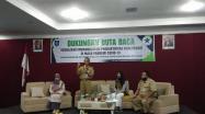Kepala DKPUS Babel Asyraf Suryadin menyampaikan materi dalam Sosialisasi Meningkatkan Produktivitas Berliterasi di Masa Pandemi Covid-19.