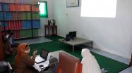 Tim DKPUS Babel sedang melakukan pembinaan ke Perpustakaan SMAN 1 Tanjungpandan.
