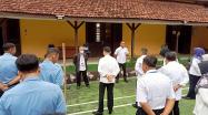 Plt Kadis DKPUS Yopi Wijaya saat menjadi Pembina Apel Pagi DKPUS, Rabu (6/11/2024).