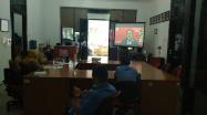 Pelaksanaan Webinar yang diikuti Pegawai DKPUS Babel, Selasa (21/7/2020).