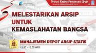Embedded thumbnail for Diskusi Online Preservasi Arsip